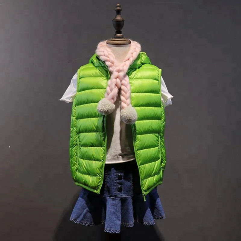 
2018 Western Boys Hooded Ultralight Down Vests 