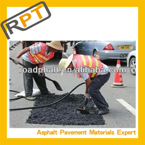 temporary parking lot pavement peeling patches from Roadphalt