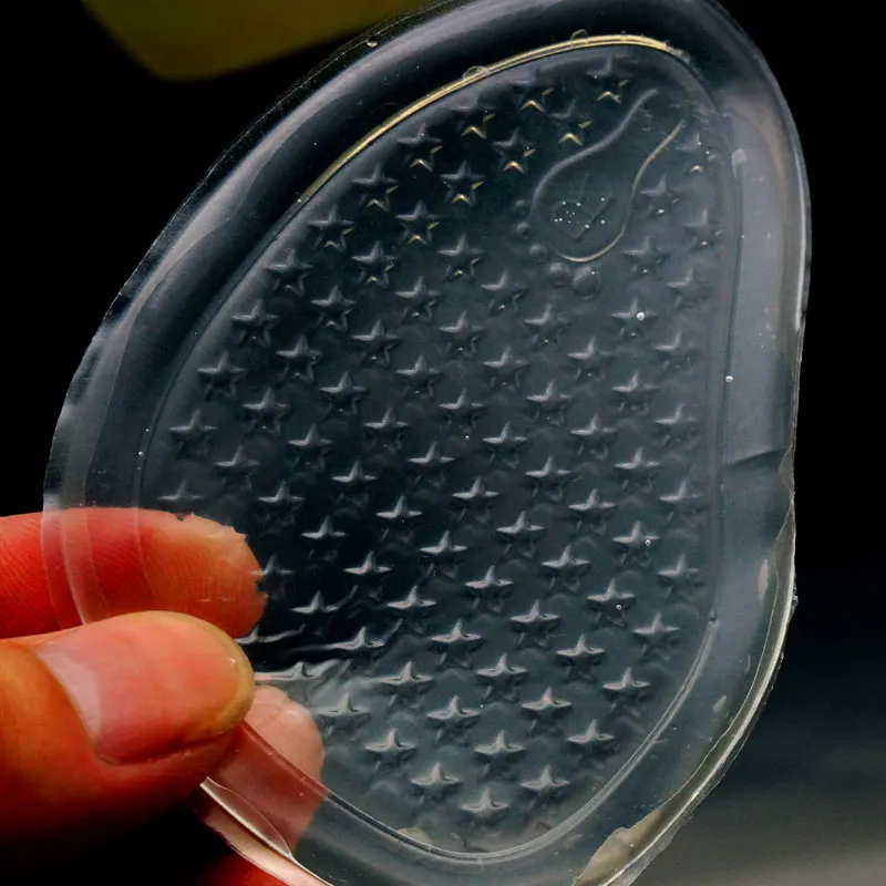 Wholesales 2 Pairs Anti-skid Silicone Gel Insoles High Heel Shoes Forefoot Front foot Pad