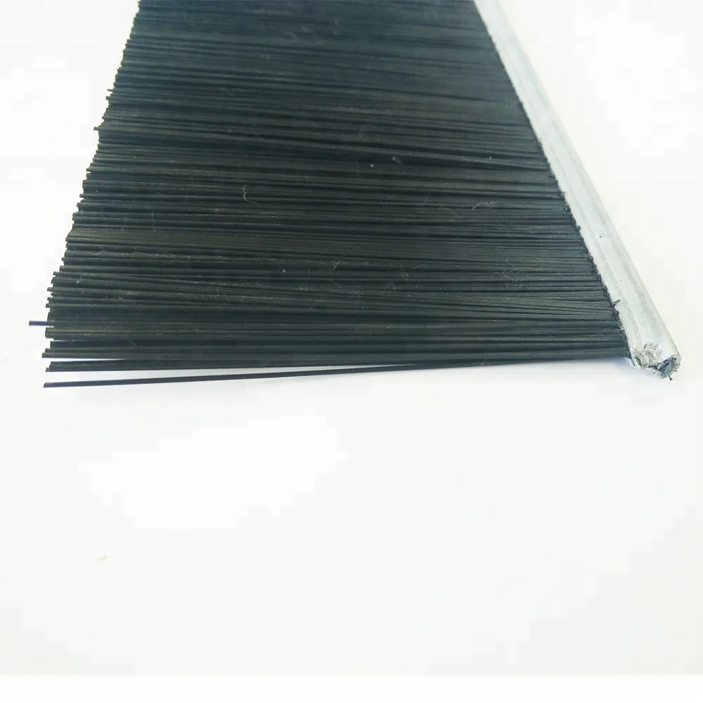 Split brush plate for cable pass-through