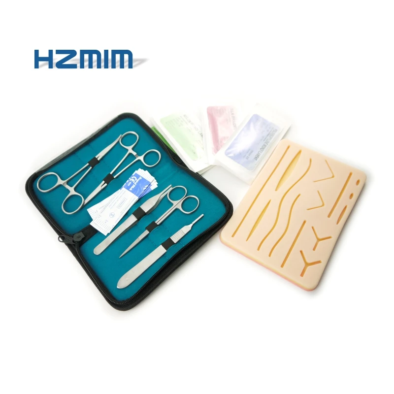 
3 layer surgical practice suture training pad, suturing pad for open surgery, medical students suture practice kit 