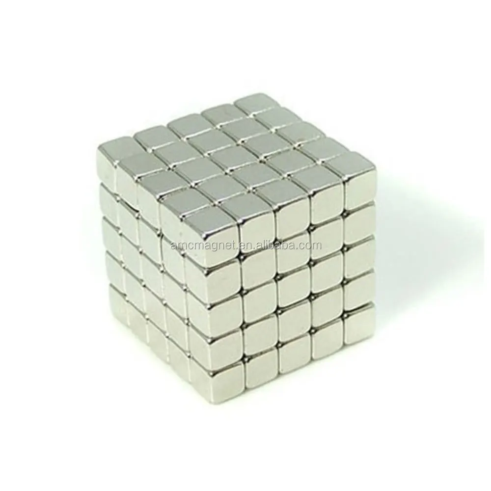 strong strength cube neodymium/ Ndfeb magnet N35