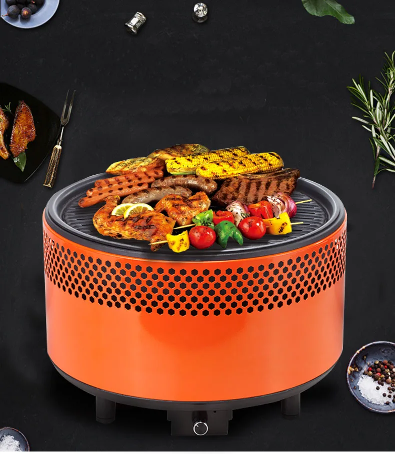 
Environmental safe non-stick coating electric grill Table model indoor bbq grill korean bbq grill in door 