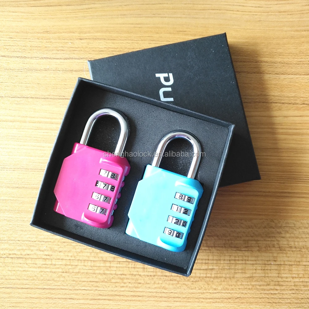 CH-604 resettable password combination padlock mailbox 4 digit/dial combination lock