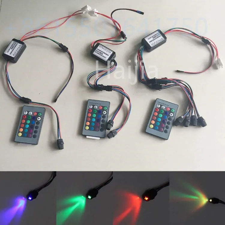 New design and new function plastic 12V 1 tow 4 fiber optic light generator