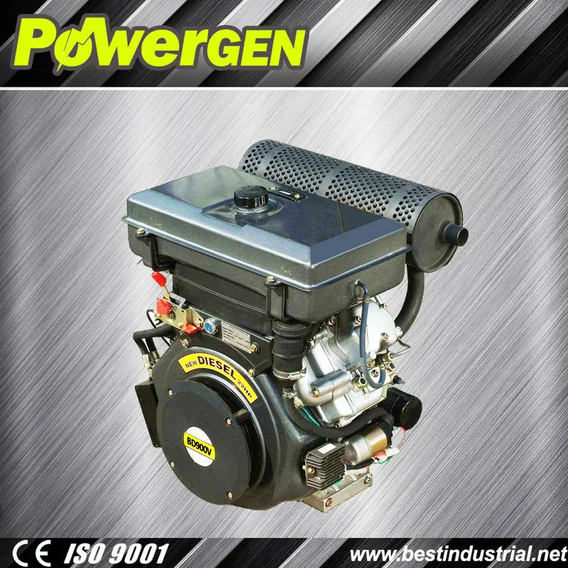Бестселлеры!!!POWERGEN Двухцилиндровый 25HP Дизельный двигатель