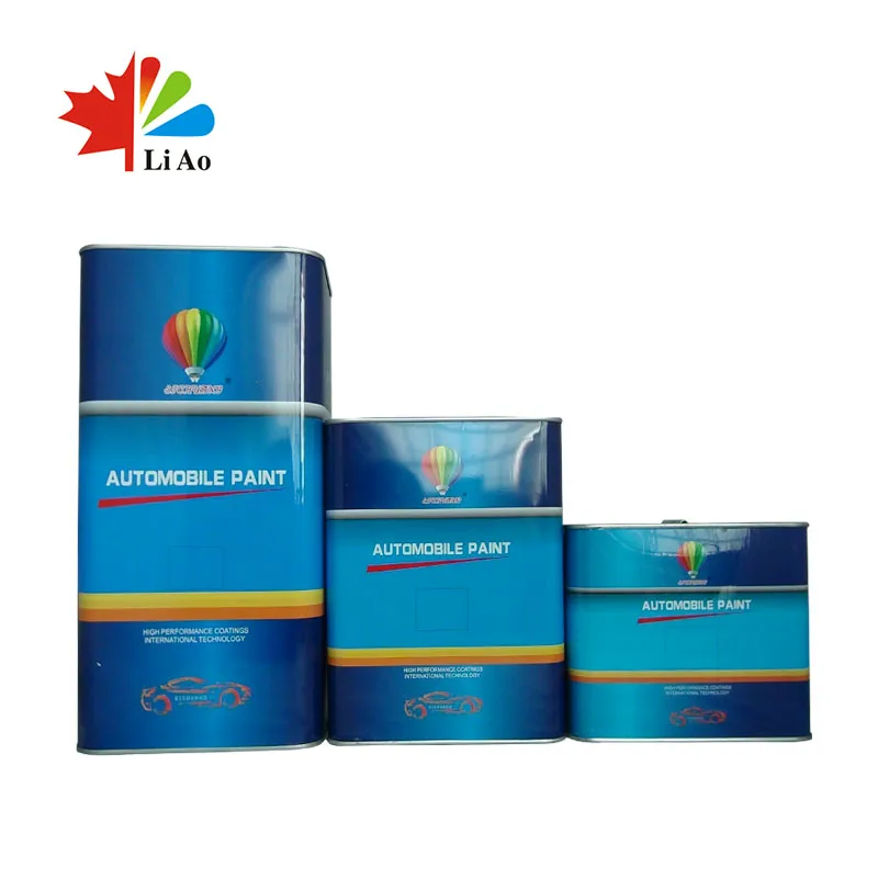 standard clear coat with  hardener for  refinishing good quality car paint