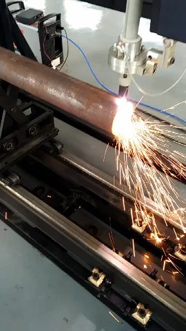 CNC Plasma Pipe Cutter 2 Axis automatic pipe cutting machine