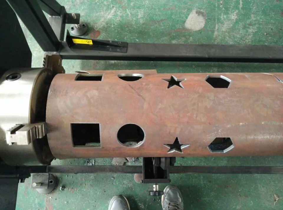 CNC Plasma Pipe Cutter 2 Axis automatic pipe cutting machine