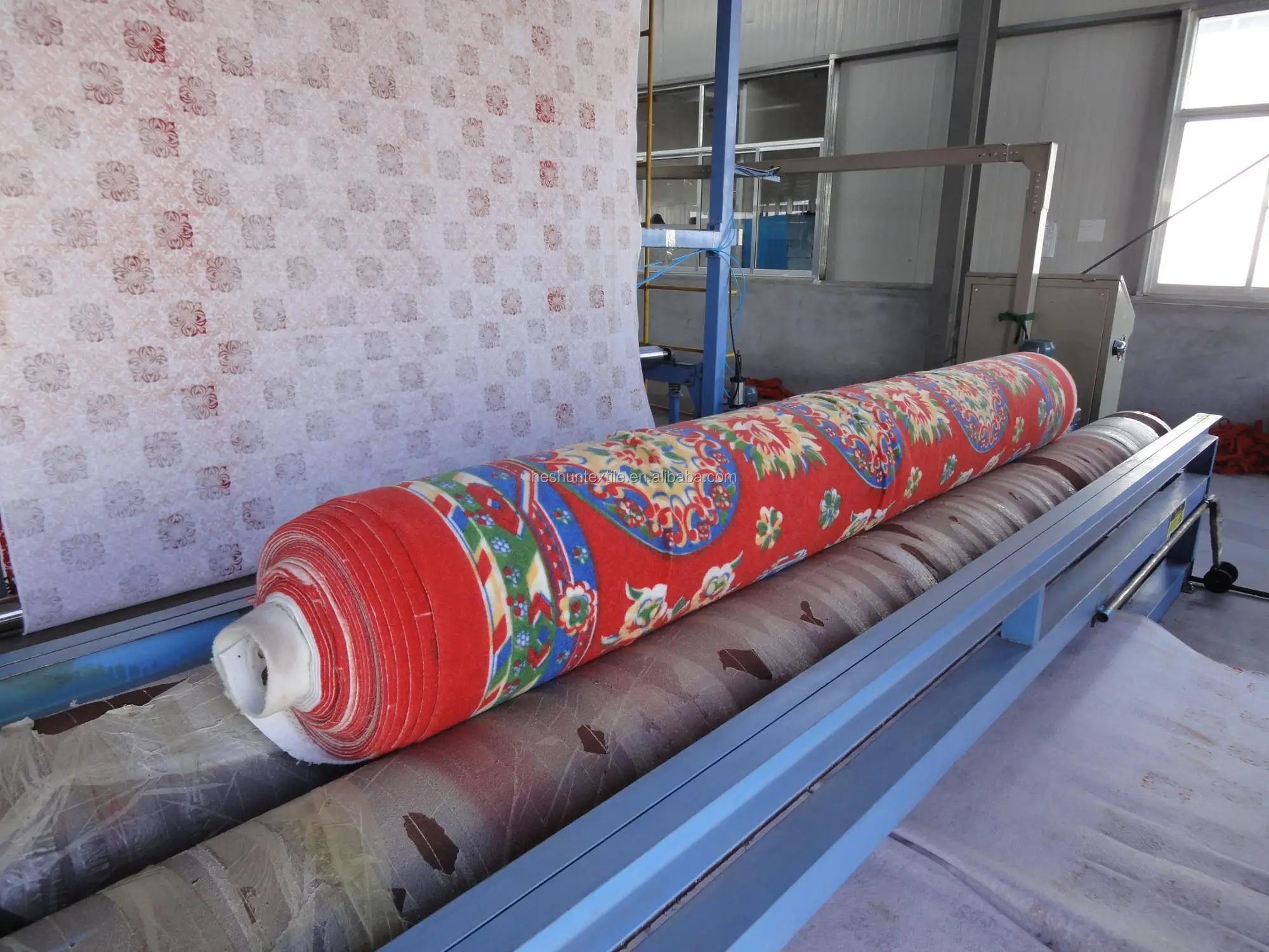 Persian design printed mosque masjid prayer carpet in roll