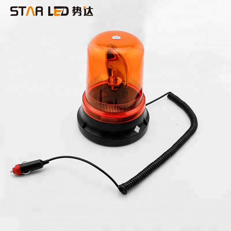 Rotary/60 SMD/80 leds emergency beacon strobe light MAGNET/BOLT