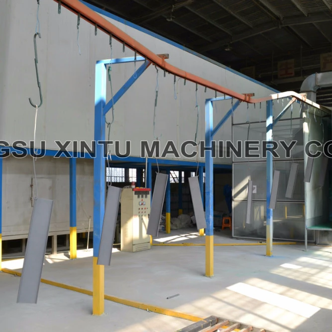 Electrostatic powder coating&spray line powder painting line high quality