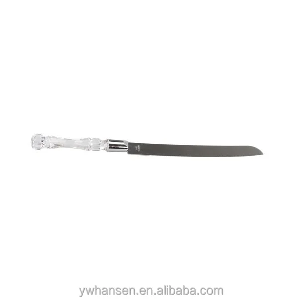 Server Set Crystal Handles Stainless Steel Blades Wedding Cake Shovel Knife
