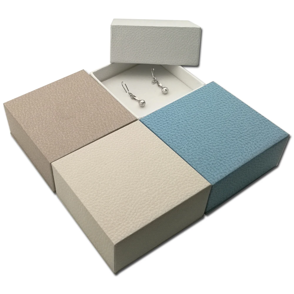 Custom paper packaging jewelry gift paper earring box