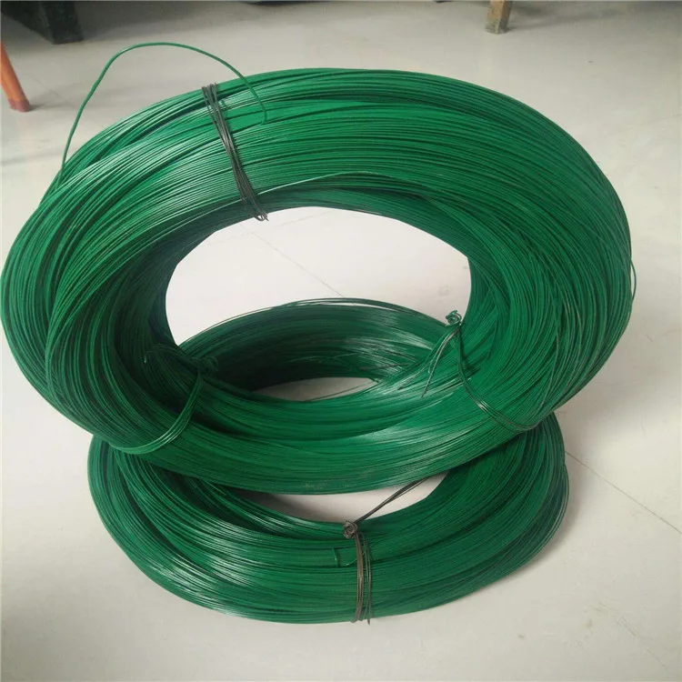 Plastic Pvc Pe Coated Galvanized Iron Wire For Consumer Product Packing Daily Binding