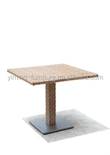 Обувь для отдыха с пластиковым плетением и алюминиевым 4 стульчик для кормления со столом, обедый комплект для уличной мебели