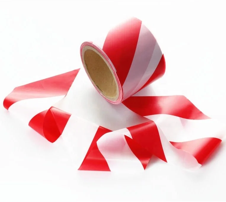 Coloured warning barrier tape custom self adhesive road floor marking caution tape