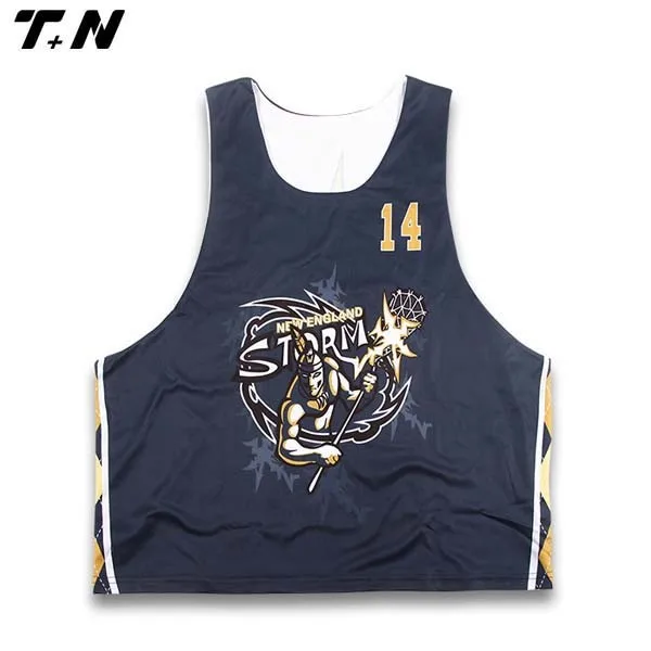 Индивидуальный Реверсивный сублимированный лакросс pinny