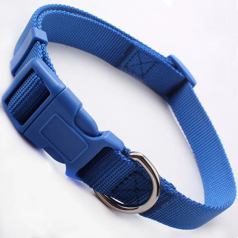 Duraflex Buckle Nylon webbing Dog Training Collars
