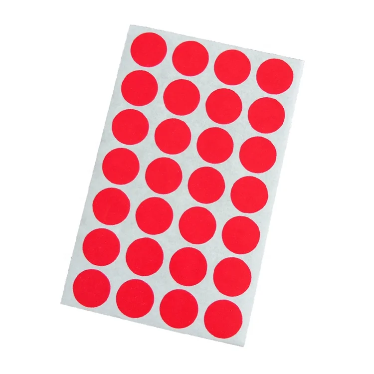 China Factory Self Adhesive Colorful Dots Label