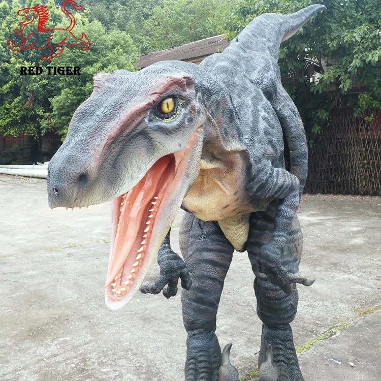 Dorothy the rubber robot walking dinosaur costume