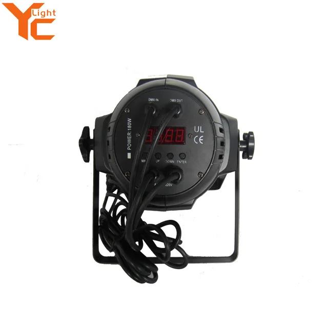 Good quality high lumen output dmx 54x3w rgbw led par 64 light for stage use