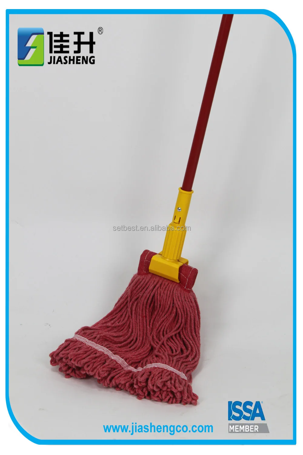 Floor Cleaning Cotton Wet Mop with Handle
