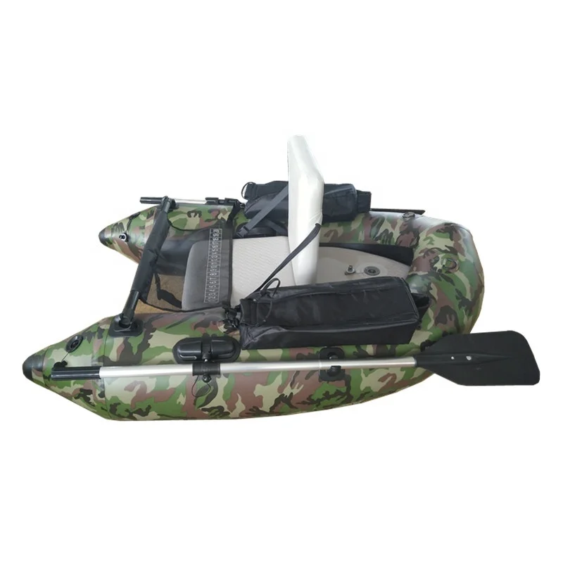 new inflatable fishing float tube with oars