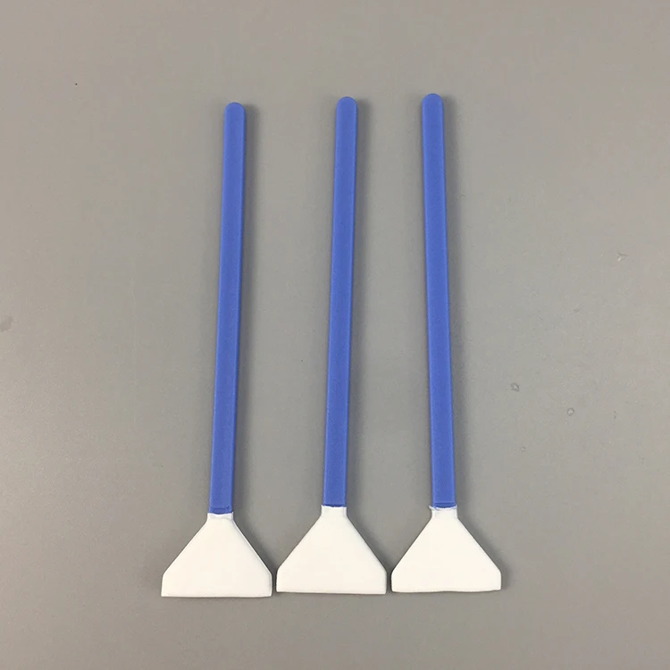 24mm Microfiber Tip Cleanroom Flat Flocked Tipped Swabs For Clean CCD Sensor Cleaner Lens