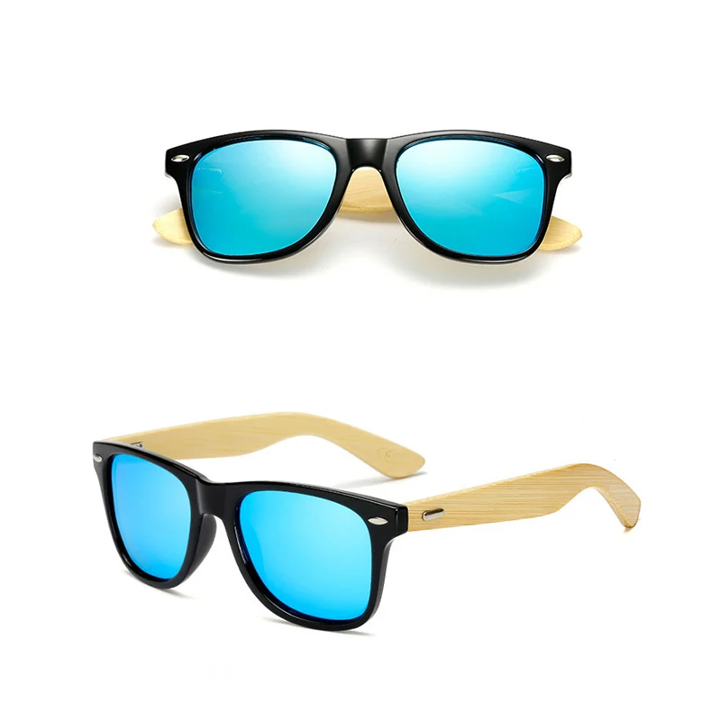 
K1501 2020 new bamboo wooden men sunglasses polarized custom logo unisex vintage clear handmade retro branded fashion sunglasses 