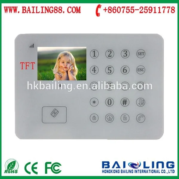 Андроид / IOS app TFT сенсорный экран GSM беспроводной домашнего использования сигнализация - 2015 последним E99