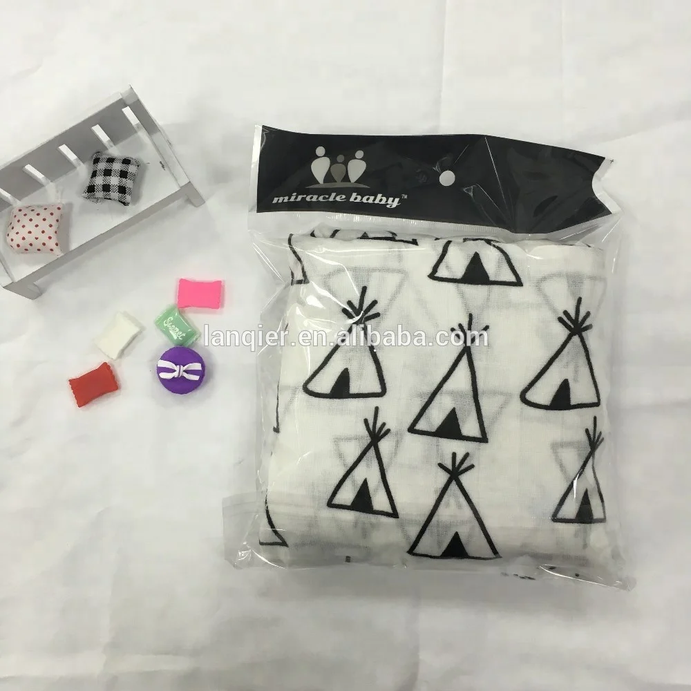 Big Sale! wholesale blankets fabric indian cotton blankets single layer muslin Soft swaddle blankets