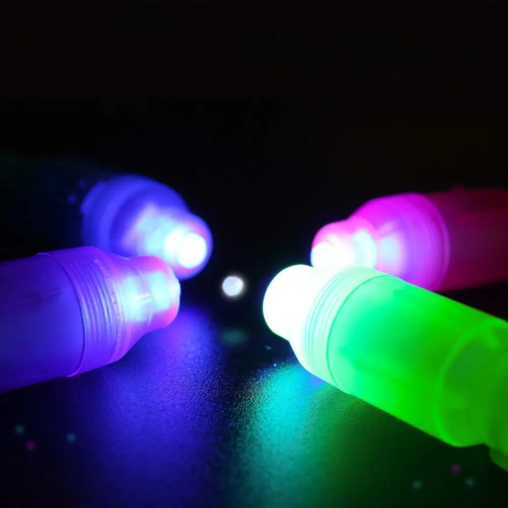 Скрытая исчезающая чернильная ручка SyPen, маркер, секретное шпионское сообщение, записывающее устройство с УФ-подсветкой, веселая активность для детской вечеринки