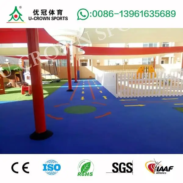  Plastic Supply No Fading EPDM Rubber Flooring Supplier for wholesales