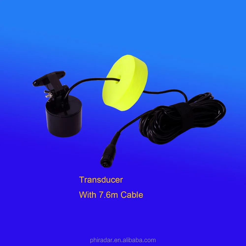 Portable sonar FishFinder with 2.8inch Grayscale LCD display