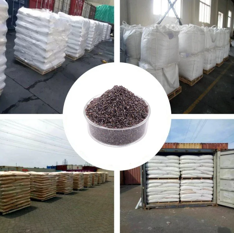 High MnO2 concentration Manganese sand for treatment of heavy  fe mn in ground water