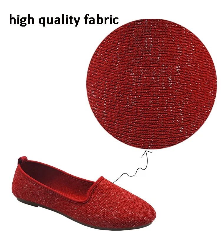 
Breathable flyknitted upper material women shoes female flat shoes 