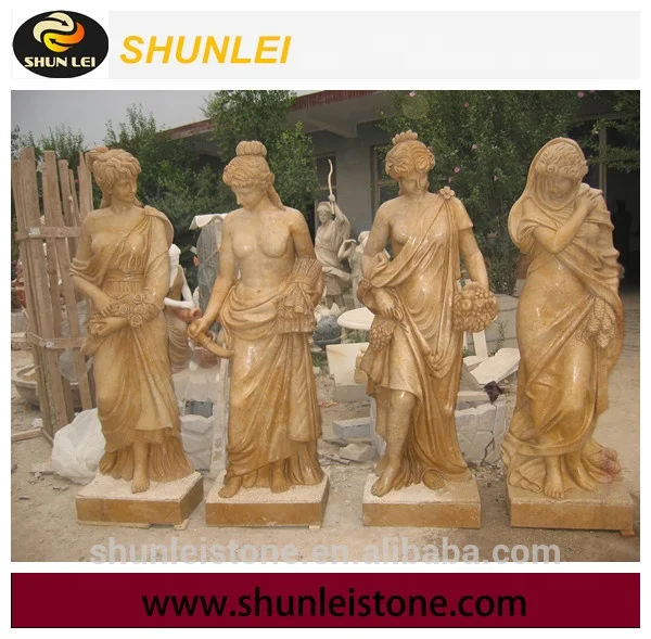 Marble Garden Four Seasons God Statue