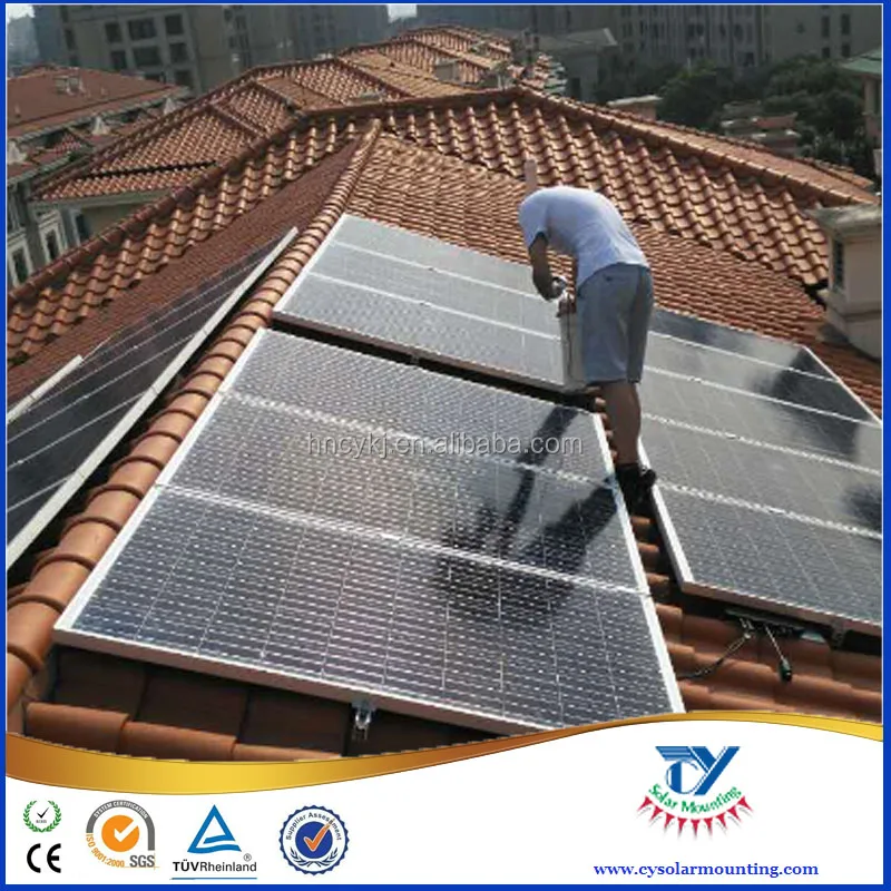 Tile roof solar mounting  brackets