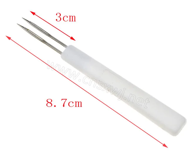 Poultry double needle plastic vaccination needles