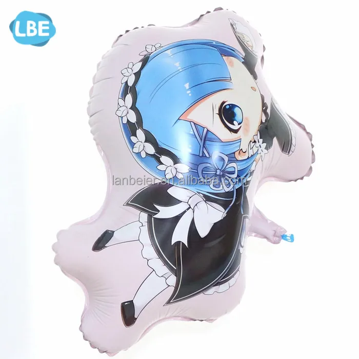 New Custom Anime Figure Helium Foil Princess Balloon