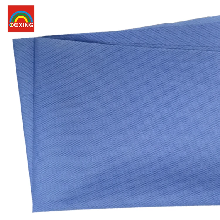 100%pp sms/smms spunbond textile non woven fabric roll for disposable surgical gown