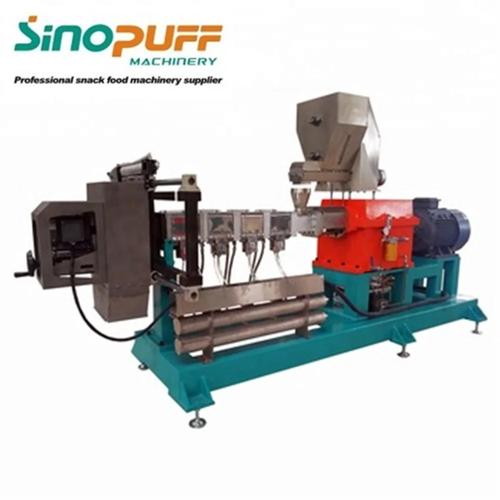 
Colorful Treat Chew dog pet food production line fish feed extruder machine 