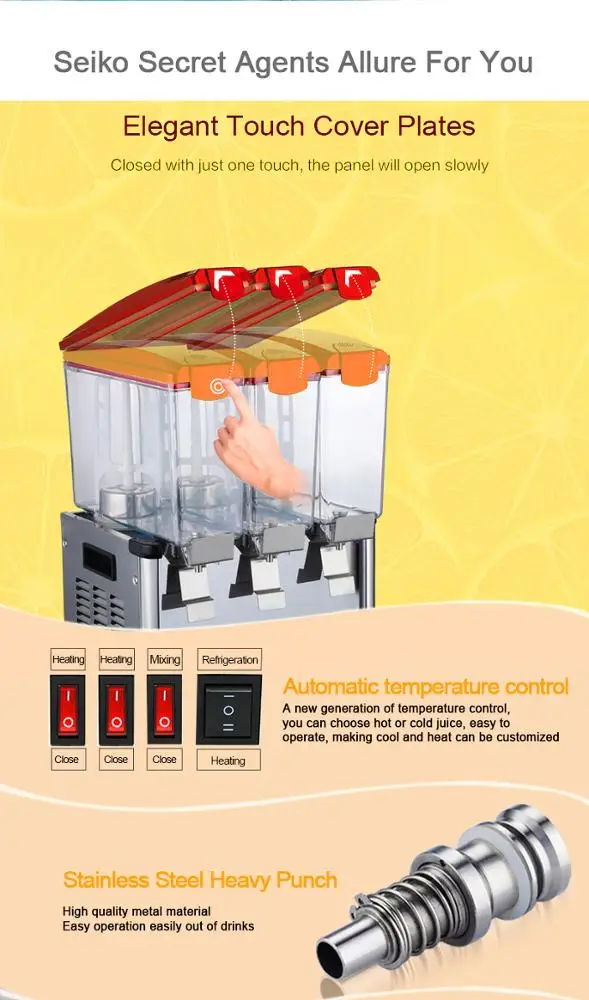 Cold drink juice making machine for hotel and restaurant with CE