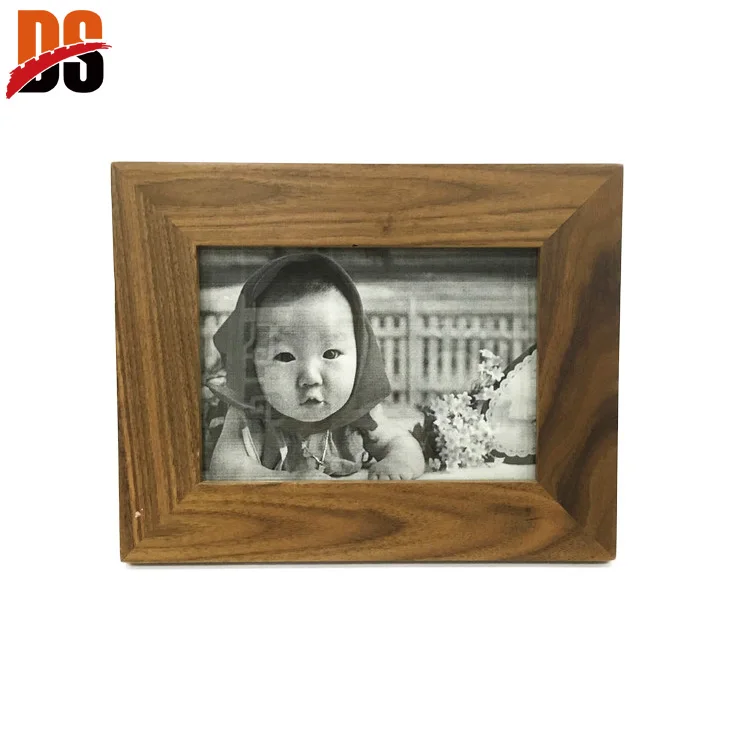 Baby Photo Picture Frame Wholesale Factory Antique Wood Rectangle DS Wooden Picture Boxes Provide Variety Size 1 Color CN;GUA