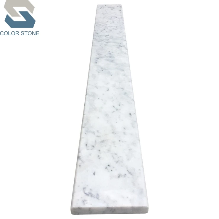 Wholesale Price Polished White Carrara Marble Door Threshold