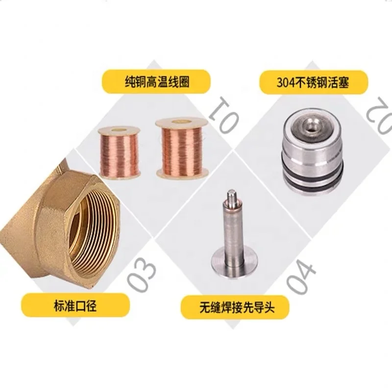 Good price 2 way Normally closed guide type 12 volt 12v dc vacuum water solenoid valve