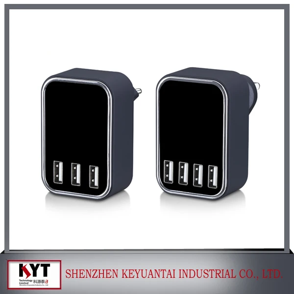 Kyt-811 5v4. 5A 22.5W usb charger 4 ports usb charger flat usb charger with
