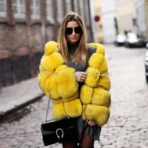2020 Queen Fur Natural Fur Coats Women Copenhagen Fox Fur Coat