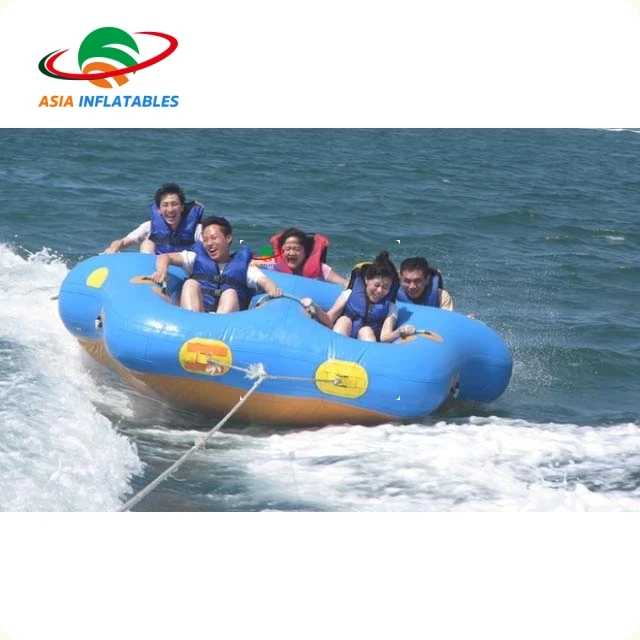 Inflatable Water Towable Tube Ski Boat For Jet Ski Water Fun Sport Game